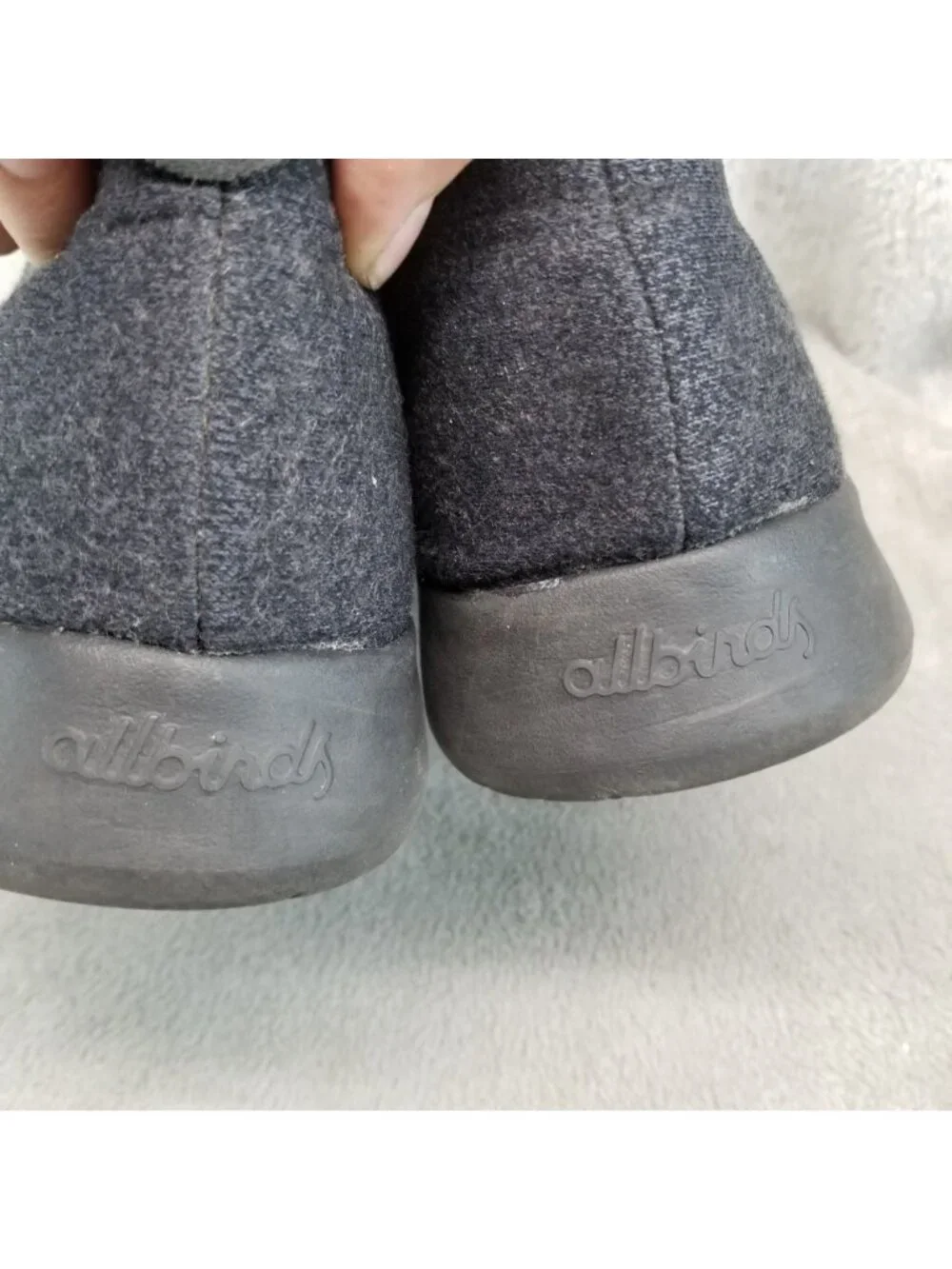 Allbirds Shoes Mens Size 10 The Wool Runners Black Merino Wool Sneakers *Read*